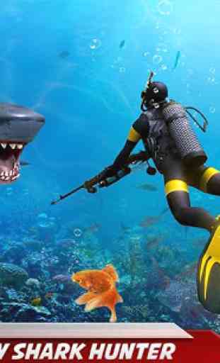 attaque de requin en colère: jeux chasse haute mer 1