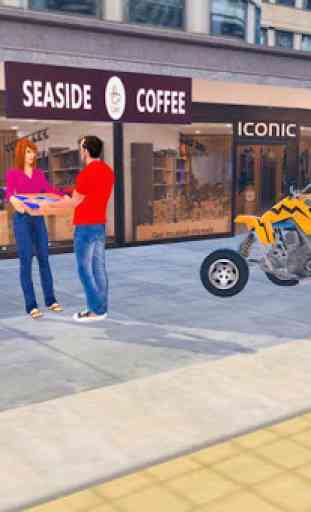 ATV Bike Pizza Delivery: Fast-Food Delivery Boy 2