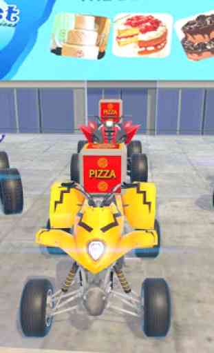 ATV Bike Pizza Delivery: Fast-Food Delivery Boy 4