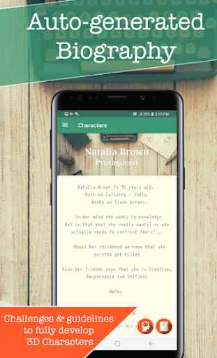 Auctor: Story & Character Generator | Writing app 1