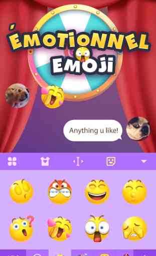 Autocollant émotif Emoji pour Messenger 3