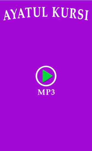 Ayatul Kursi MP3 1
