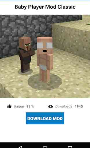 Baby Player Mod for MCPE 2
