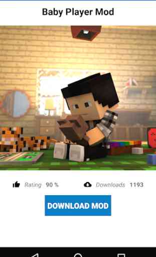 Baby Player Mod for MCPE 4