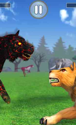 Big Cat Fighting Simulator 2018: Bêtes sauvages en 3
