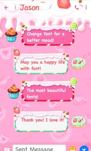 Candy Font for FlipFont , Cool Fonts Text Free 2