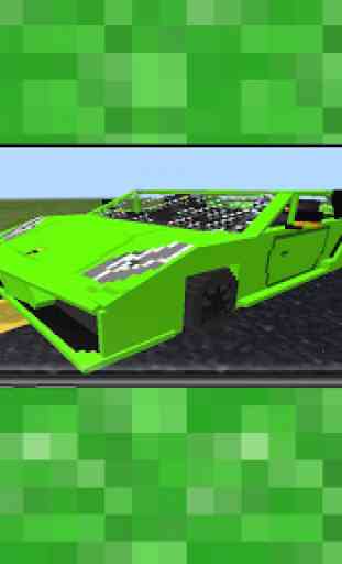Cars Mod for Minecraft PE 3