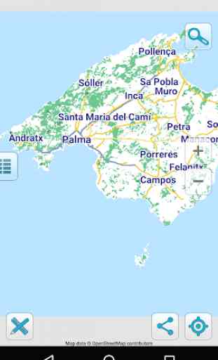Carte de Palma de Majorque hors-ligne 1