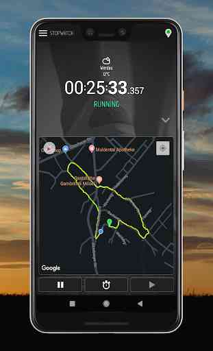 Chronomètre Run Tracker - Course, Jogging, Vélo 3