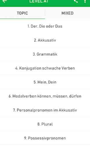 Deutsch Lernen A1-A2-B1-B2 Gratis Grammatik Übung 2