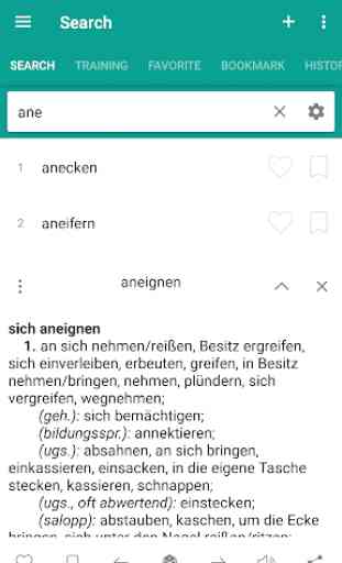 Dictionary of German Synonyms - Offline 1