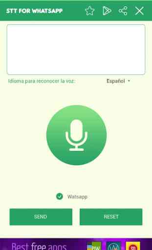 Discours audio au texte pour WhatsApp 2