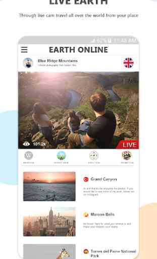 Earth Online Live Webcams du monde Public 2