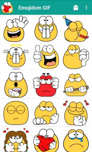 Emojidom émoticônes & emoji animées / GIF 1