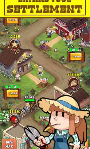 Idle Frontier: Tap Tap Town 3