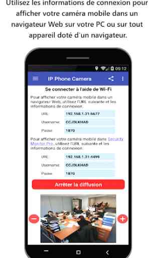 IP Phone Camera - Voir la caméra sur PC 2