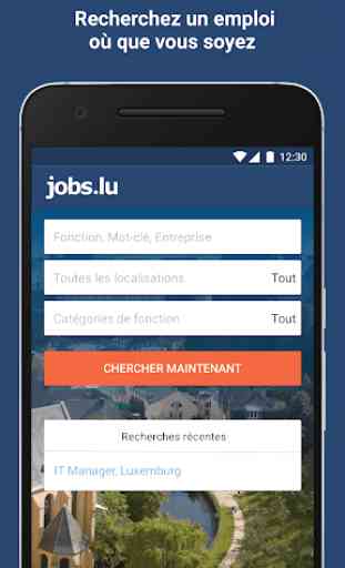 jobs.lu - Cherchez un nouvel emploi sur la job app 1