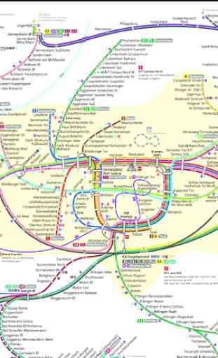 Karlsruhe Tram Map 2