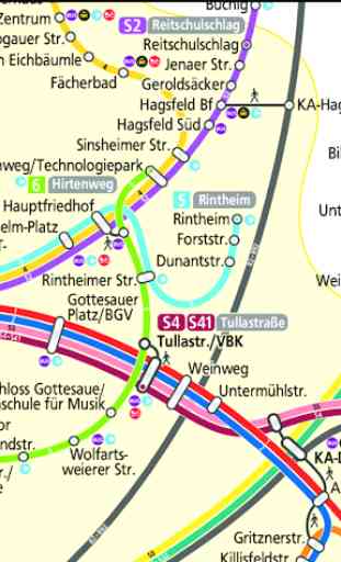 Karlsruhe Tram Map 3