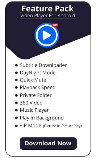 Lecteur vidéo pour Android: Tous les formats vidéo 1