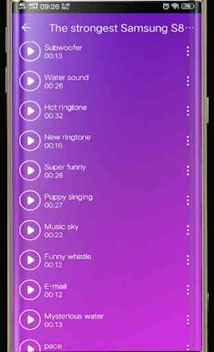 Les plus fortes sonneries Samsung S8 S9 Note9 3