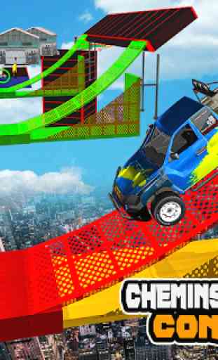 Mega Car Ramp Impossible Jeu de Stunt 4