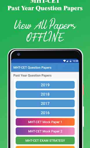 MHT-CET Past Year Question Papers 1
