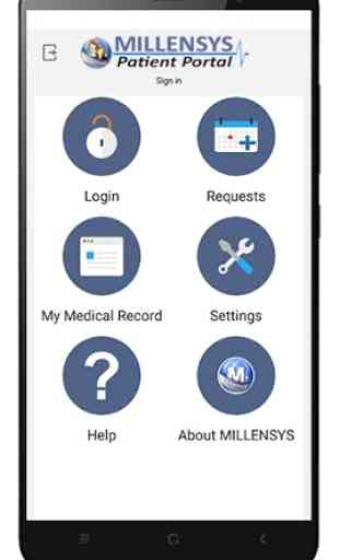 MILLENSYS Patient Portal 1