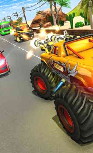 Monster Truck Racing Games: Jeux Transform Robot 1
