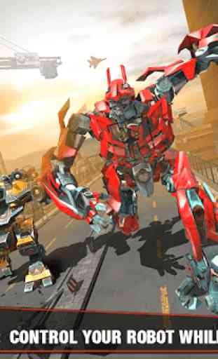 Multi Robot Transform War: Jeux de robots Air 2