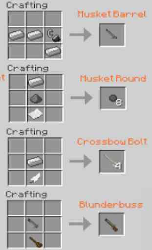 New Weapons Mod MCPE New 2