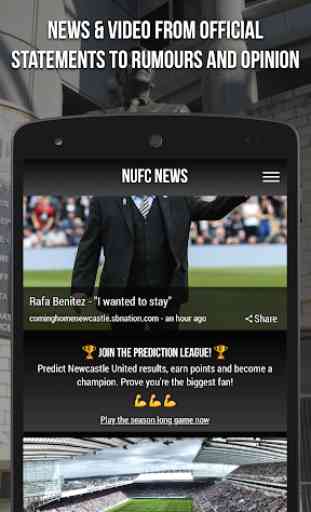 NUFC News - Fan App 1