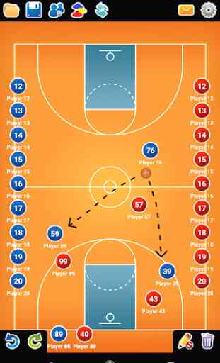 Planche Tactique: Basket 4