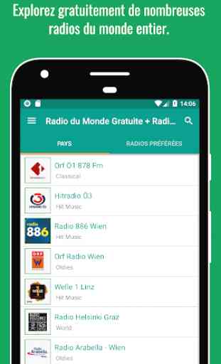 Radio Monde FM + Radio du Monde Gratuite – Musique 3