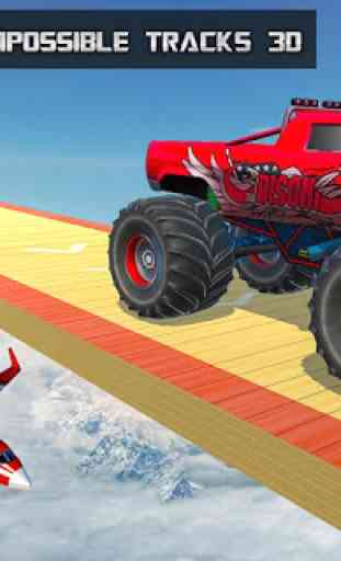 Ramp Monster Truck Stunts:New Racing Games 4