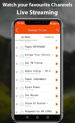 Russian Live Tv Channels and FM Radio 4