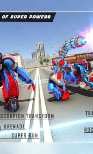 Scorpion robot transformant & jeux de tir 3