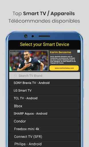 Smart TV Télécommande 3