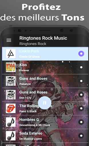 Sonneries rock gratuites telephone 3