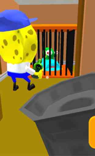 Sponge Neighbor Escape 3D 4
