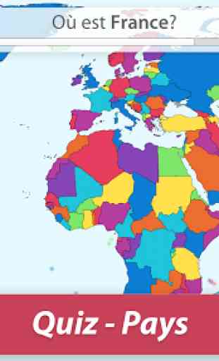 StudyGe－Géographie, capitales, drapeaux, pays quiz 1