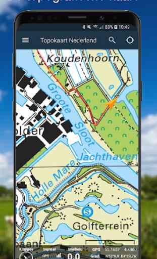 Topokaart Nederland - Wandelkaarten, offline, GPS 1