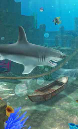 Vie du grand requin blanc: Simulation de mégalodon 3