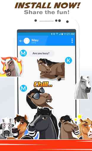 American Quarter Horse Emoji Stickers App 4