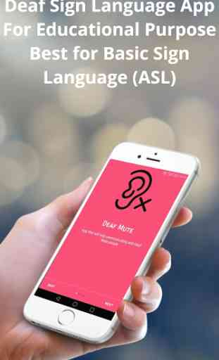 Application de langue des signes des sourds (ASL) 1