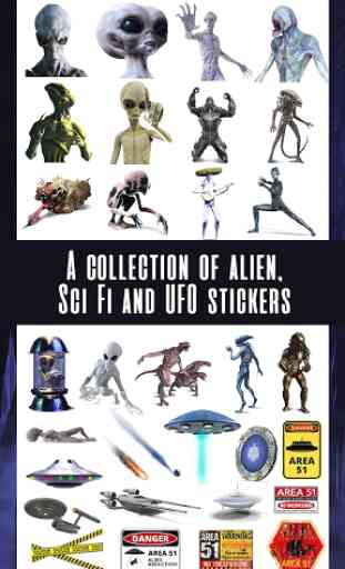 Area 51 Stickers Extraterrestres 1