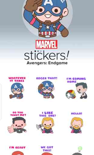 Avengers: Endgame Stickers 1
