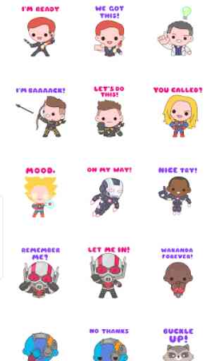 Avengers: Endgame Stickers 4