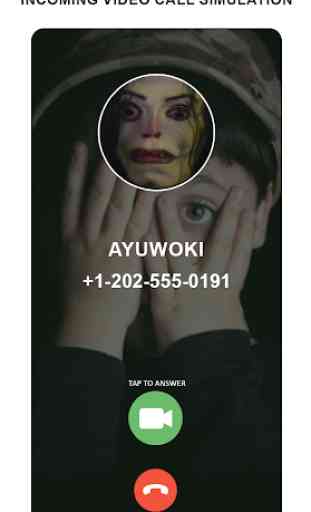 ayuwoki fake call simulator 1