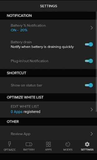 Battery Saver fast 4